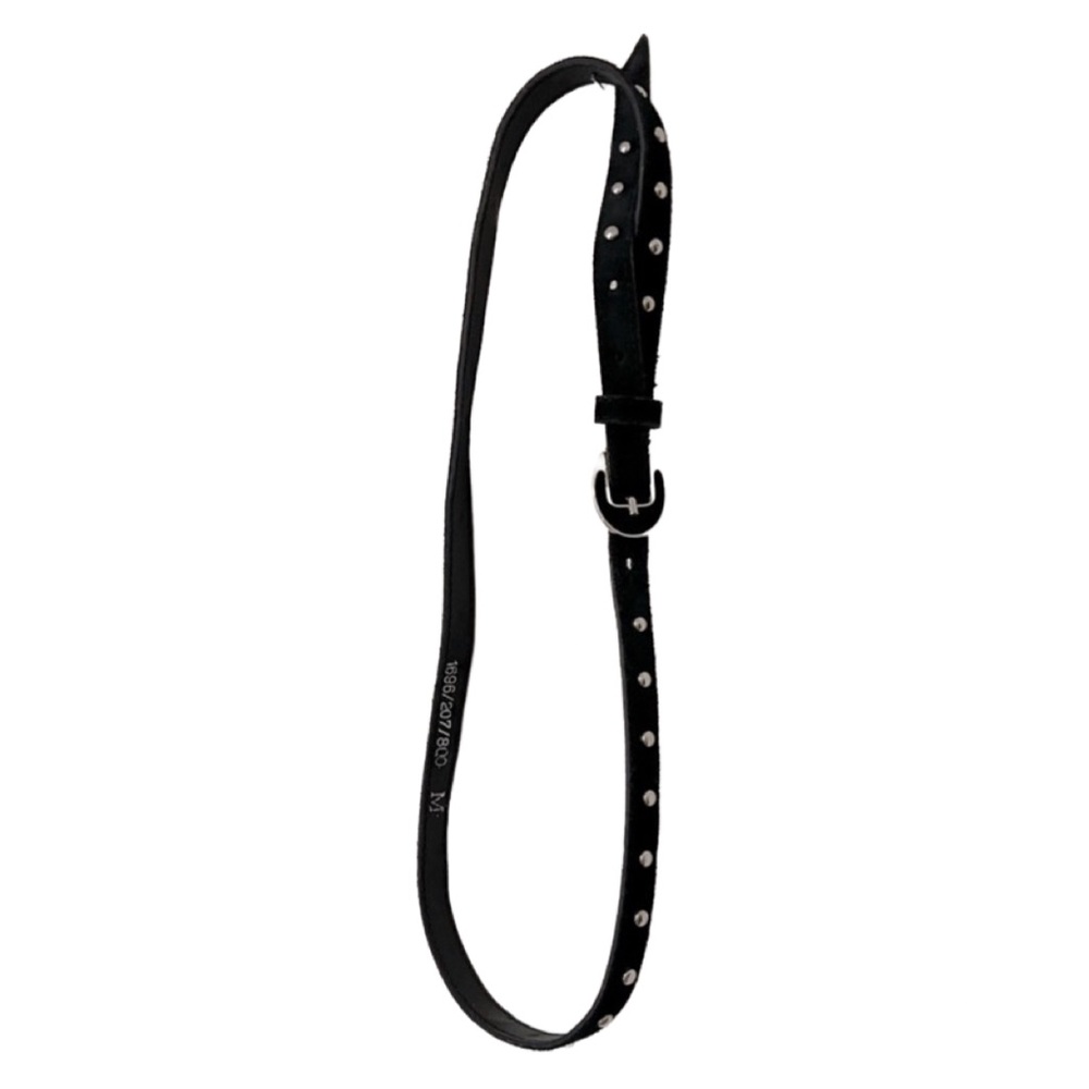 Black Vintage Studded Belt